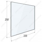 Внутреннее стекло духовки 335×250 для плиты Дружковка 1470 (GRETA)