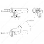 Кран духовки COPRECI CAL 20703A/381 ВМР-53 газовой плиты GRETA