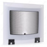 Наружное стекло духовки 498×429 плиты GRETA 1470 выпуском 2008-2011 черное