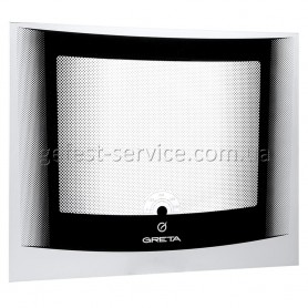 Наружное стекло духовки 498×396 плиты GRETA 1470-00 выпуском 2008-2011 белое
