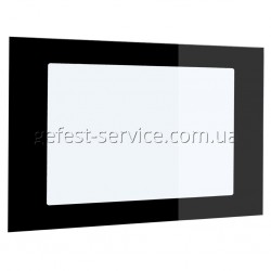 Внутреннее стекло духовки 505×390 плиты GRETA 600 випуском 2011-2020 (черная рамка)