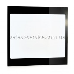 Внутреннее стекло духовки 405×390 плиты GRETA 1201, 1470 выпуском с 2011 (черная рамка)